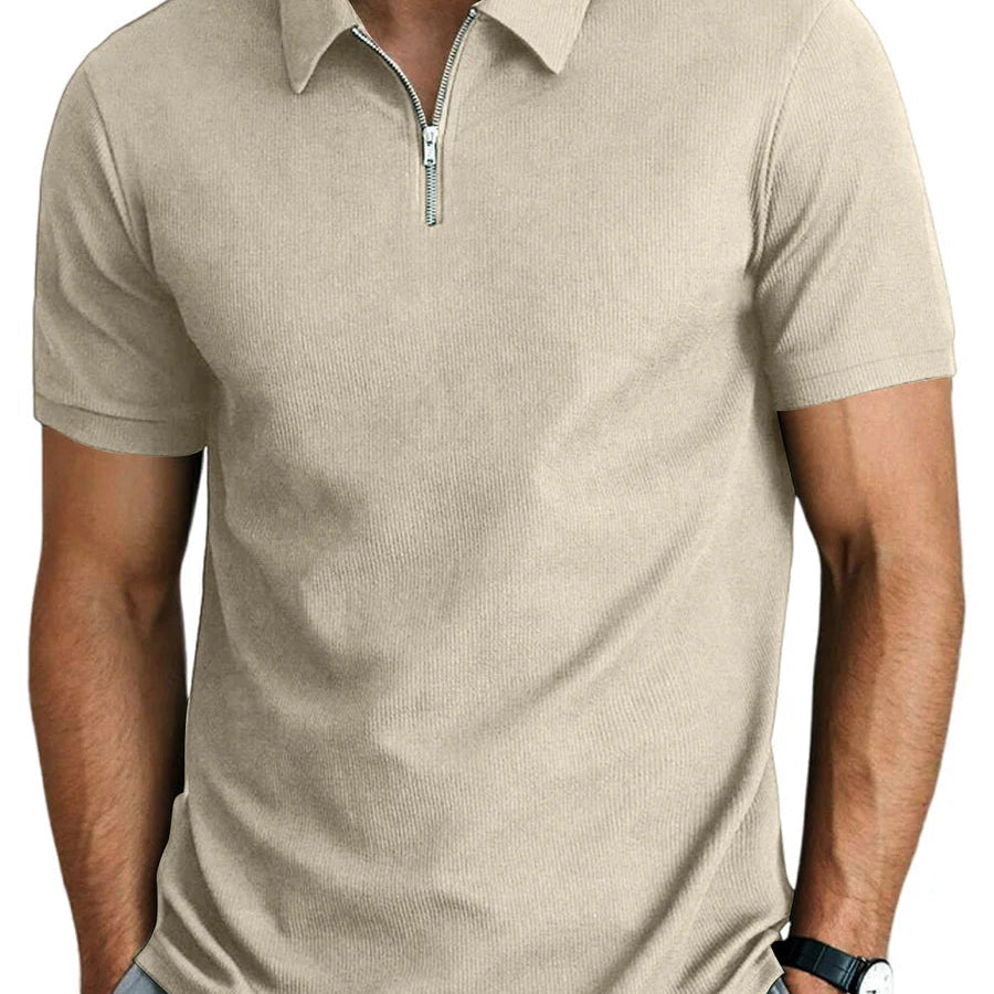 Polo Shirt - Licht Gemêleerd Ontspannen
