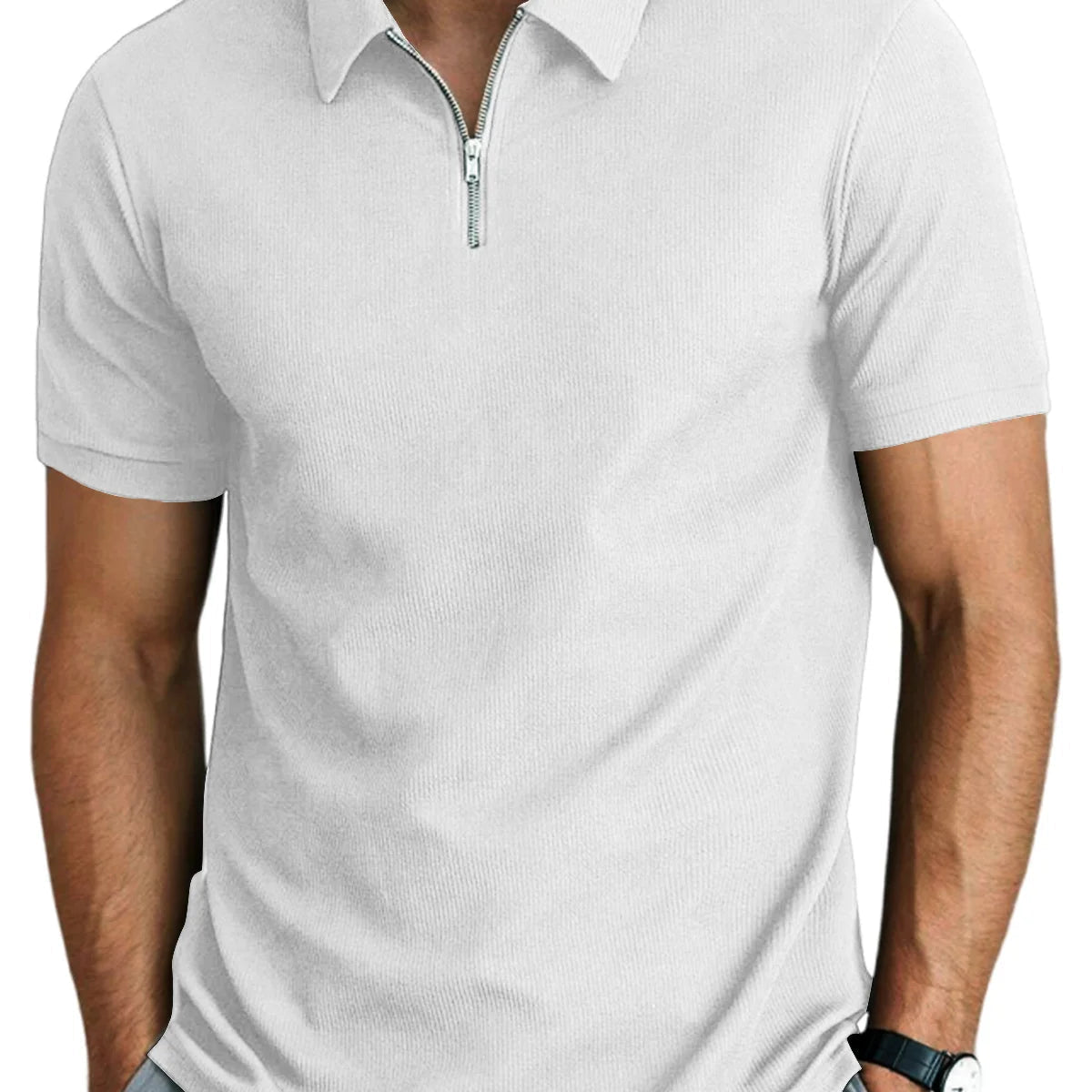 Polo Shirt - Licht Gemêleerd Ontspannen