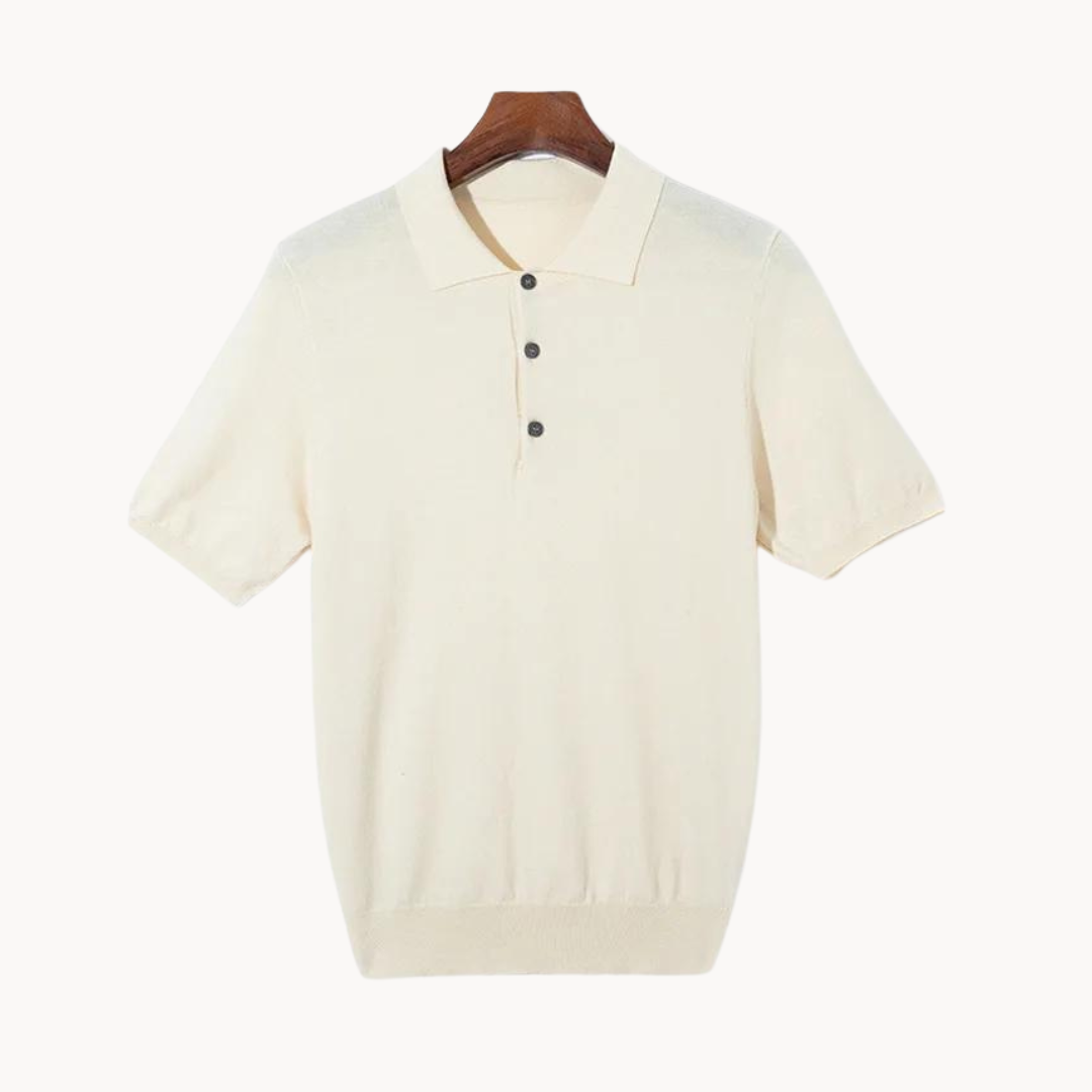 Polo Shirt - Lichte Natuurlijke Vezels