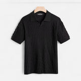 Polo Shirt - Gemengde Piqué Textuur