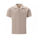 Polo Shirt - Relaxed Jacquard Textuur