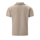 Polo Shirt - Relaxed Jacquard Textuur