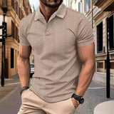 Polo Shirt - Relaxed Jacquard Textuur