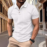 Polo Shirt - Relaxed Jacquard Textuur