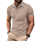 Polo Shirt - Relaxed Jacquard Textuur