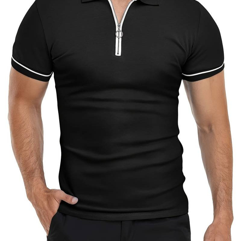 Polo Shirt - Kraag met Rits Ademend