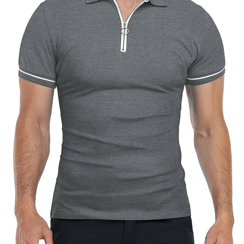Polo Shirt - Kraag met Rits Ademend