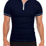 Polo Shirt - Kraag met Rits Ademend