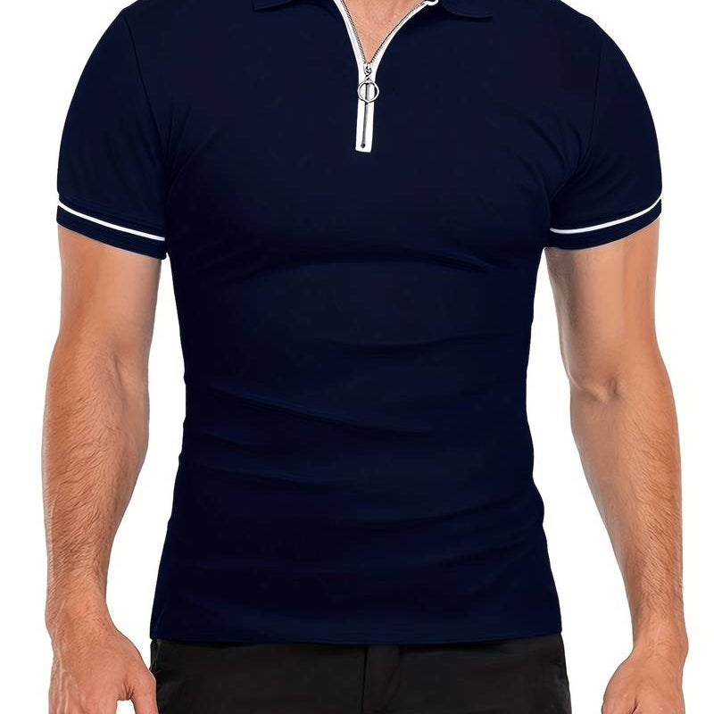 Polo Shirt - Kraag met Rits Ademend