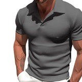 Polo in Polyester Mélange - Zip