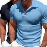 Polo in Polyester Mélange - Zip