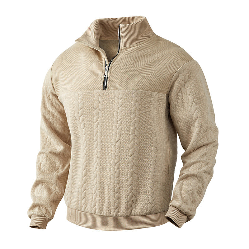 João - Ademend Pull met Halve Rits