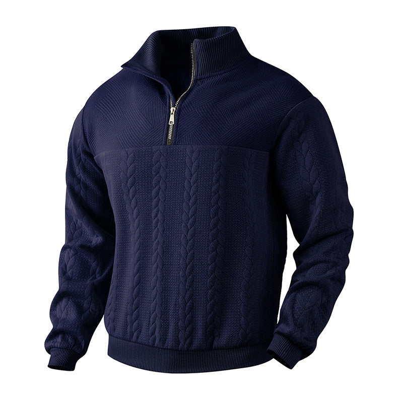 João - Ademend Pull met Halve Rits