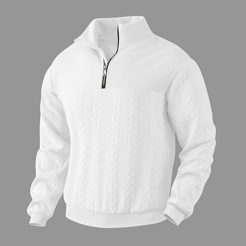 João - Ademend Pull met Halve Rits