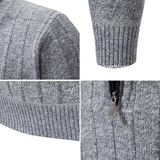 João - Gebreide Zip-Up Prestatietechniek