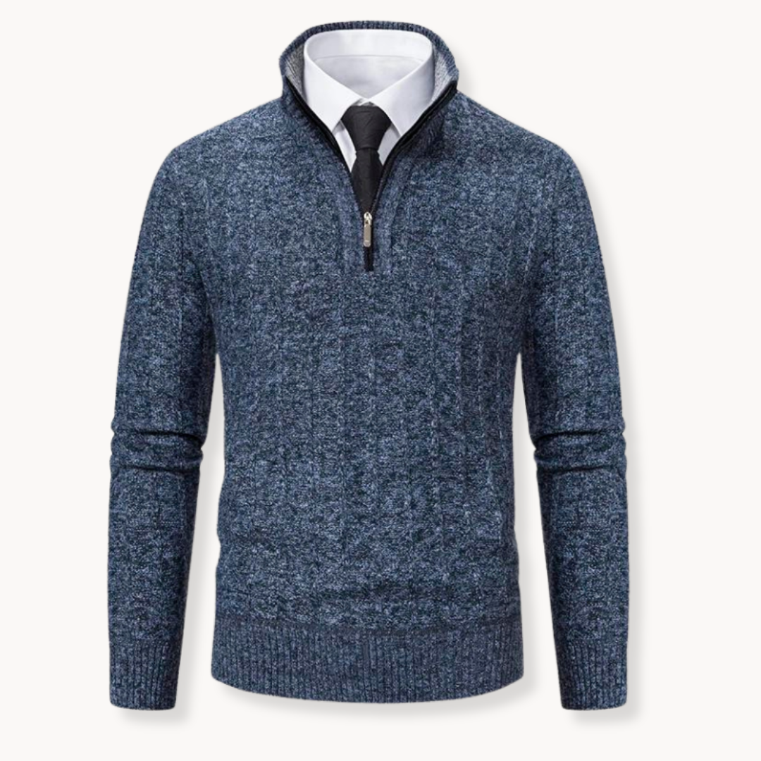 João - Gebreide Zip-Up Prestatietechniek