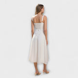 Hoop - Rüschentop Jurk met Splitdetail