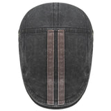 Denim Strip Cap