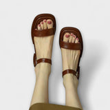 Elsen - Juneya Lederen Sandalen