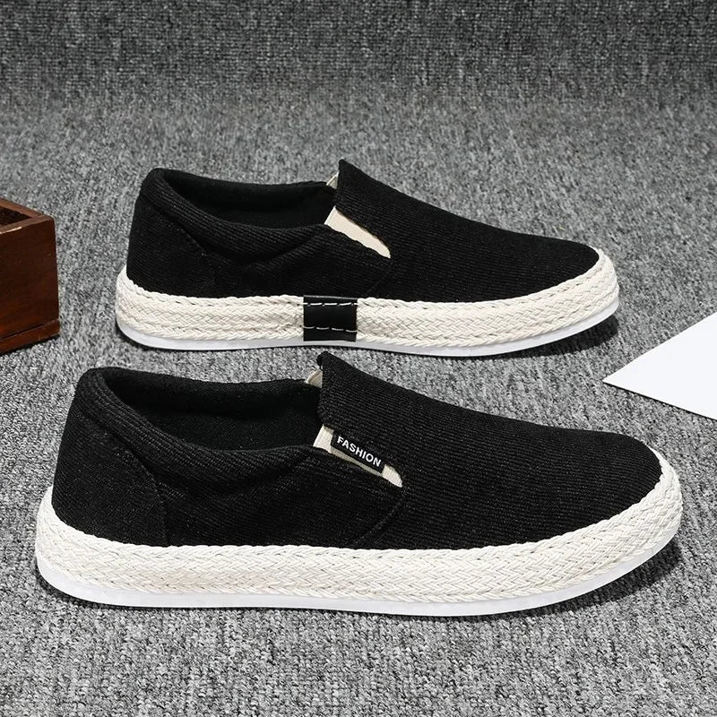 Ademende Canvas Sneakers om Aan te Trekker