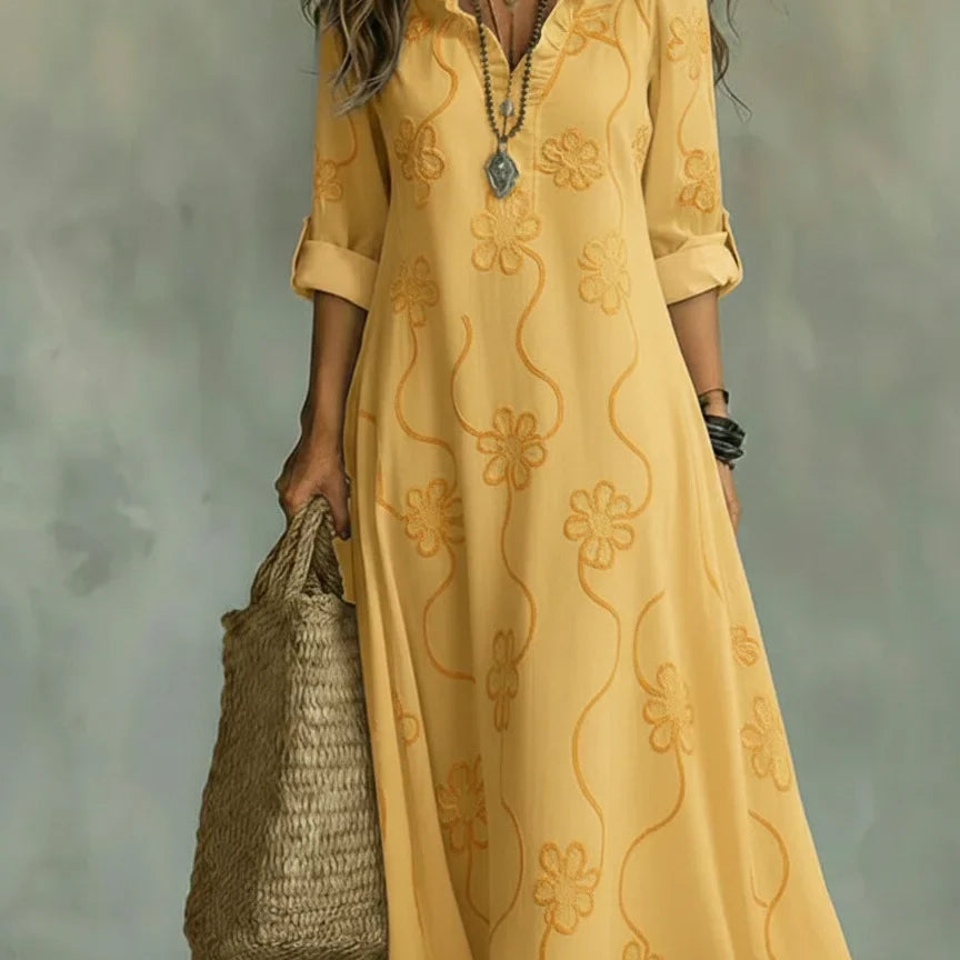 Zomer Maxi-jurk met Bloemen Sienna