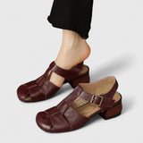 Madilyn | Elegante Leren Sandalen
