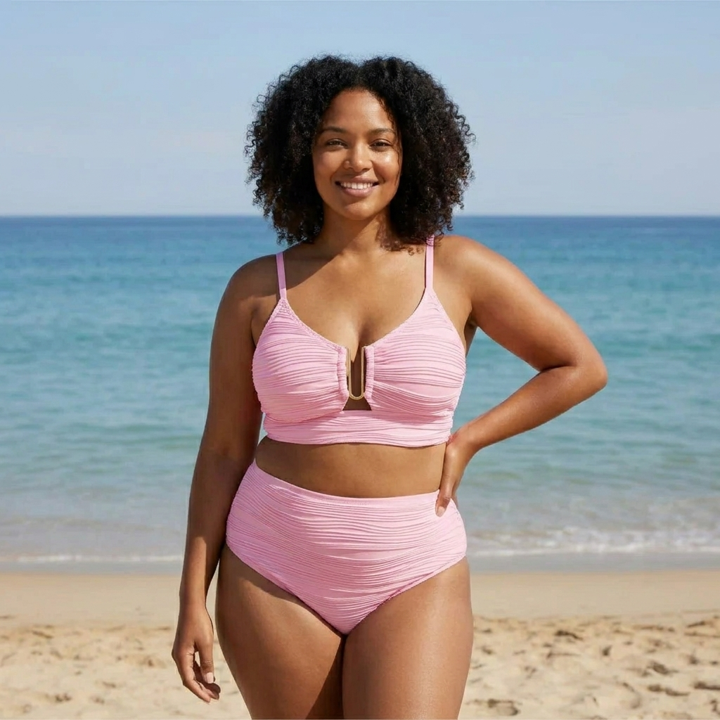 Marijke | Bikini met U-sluiting en hoge taille