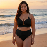 Marijke | Bikini met U-sluiting en hoge taille