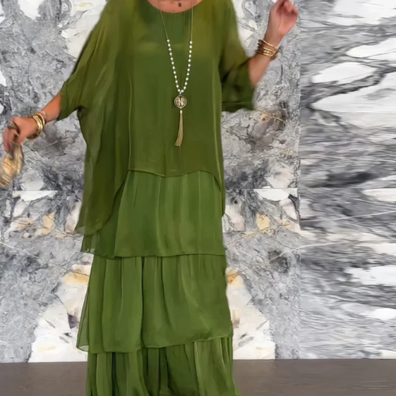 Lara – Elegante lange en luchtige jurk