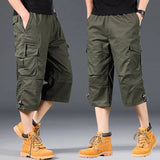 Katoenen Lange Cargo Shorts