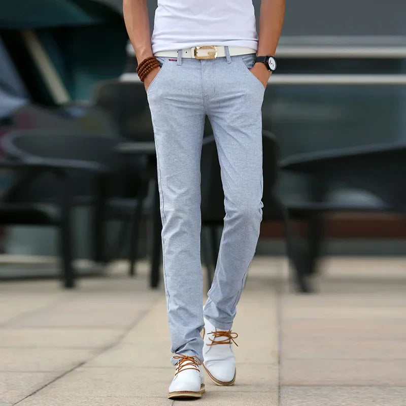 Linnen Slim Fit Broeken