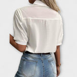 Élise - Blouse met Borduurwerk