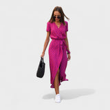 Lila Rosa - Boho Chic Jurk