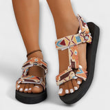 Zomer Flache Dames Sandalen van Henneptouw