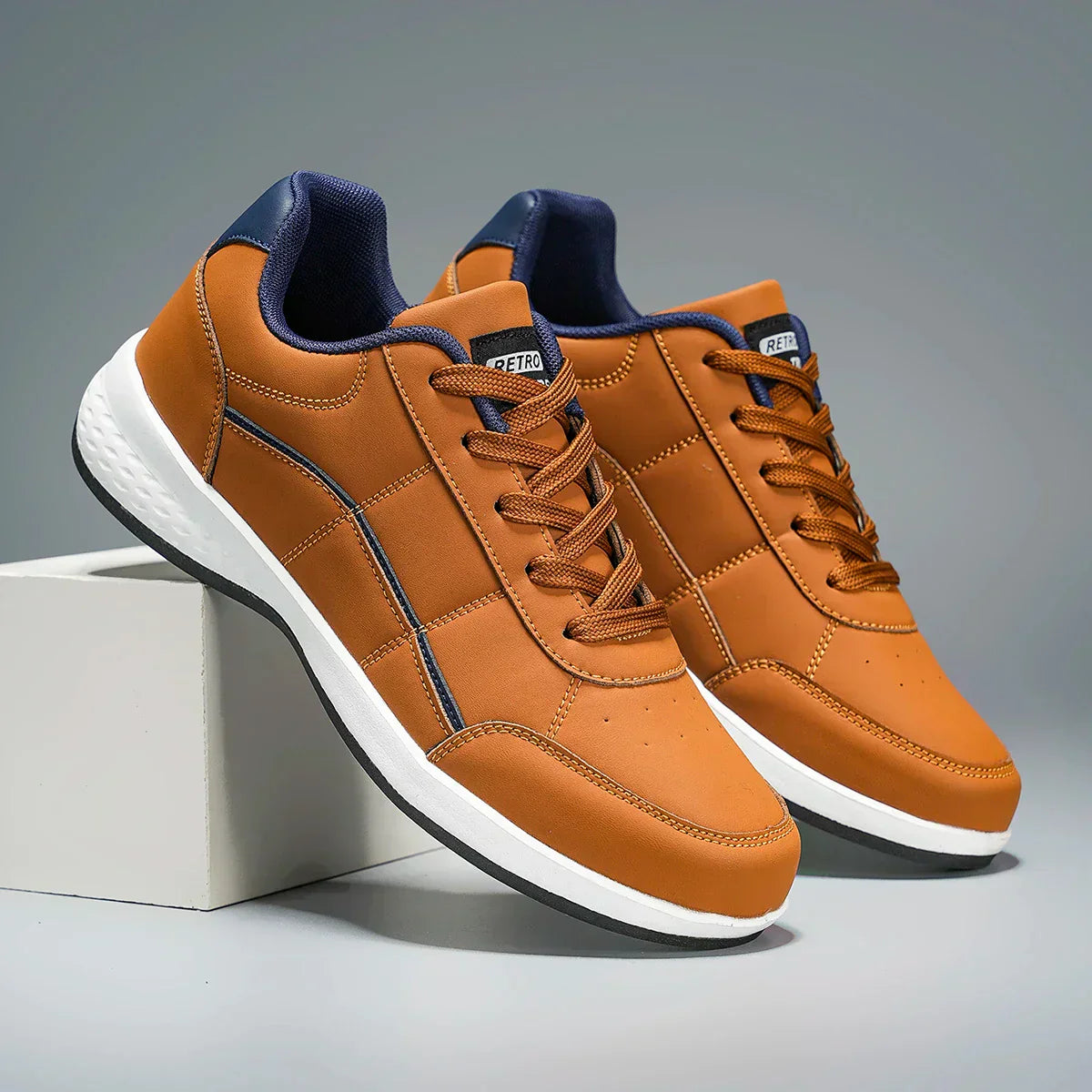 Elegante Leren Sneakers