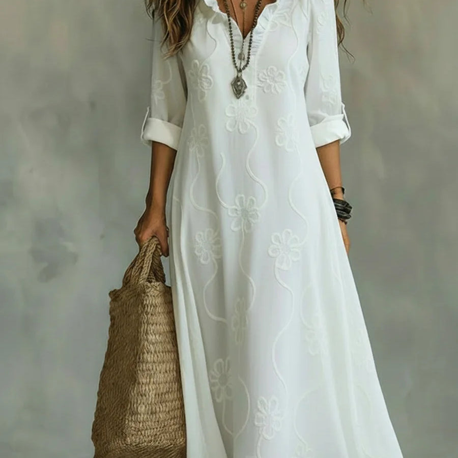 Zomer Maxi-jurk met Bloemen Sienna
