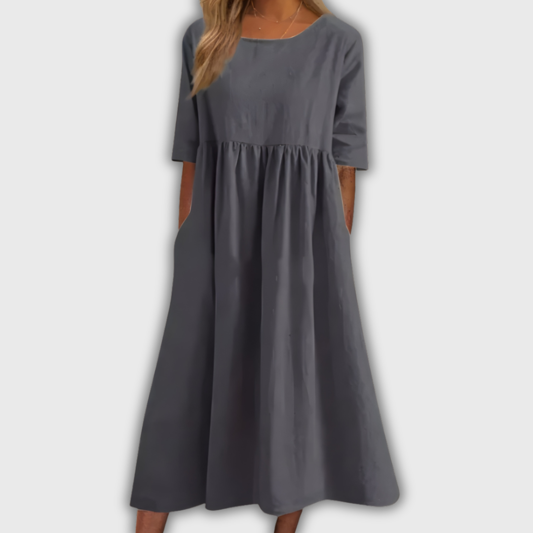 Sofia | Jurk in Blauwe Harmonie