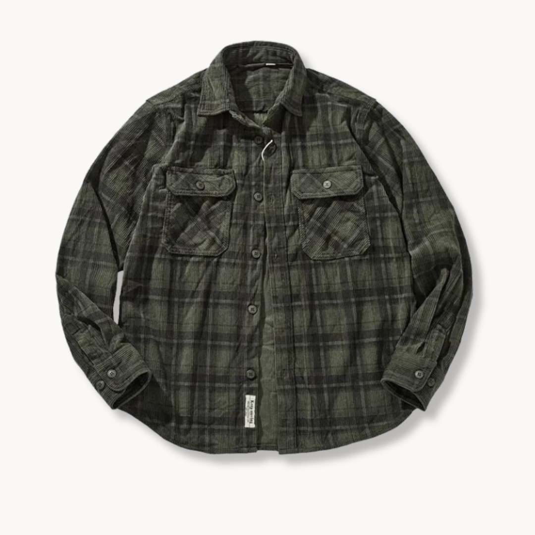Overhemd - Gemêleerd Corduroy