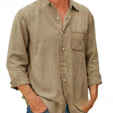 Overhemd - Denim Mix Lange Mouwen