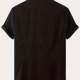 Shirt - Lichtgewicht Mengsel met Korte Mouwen