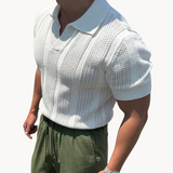 Shirt - Mesh met Open Kraag