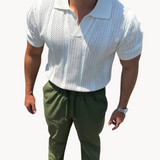 Shirt - Mesh met Open Kraag