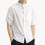 Overhemd - Elegante Mandarin Kraag