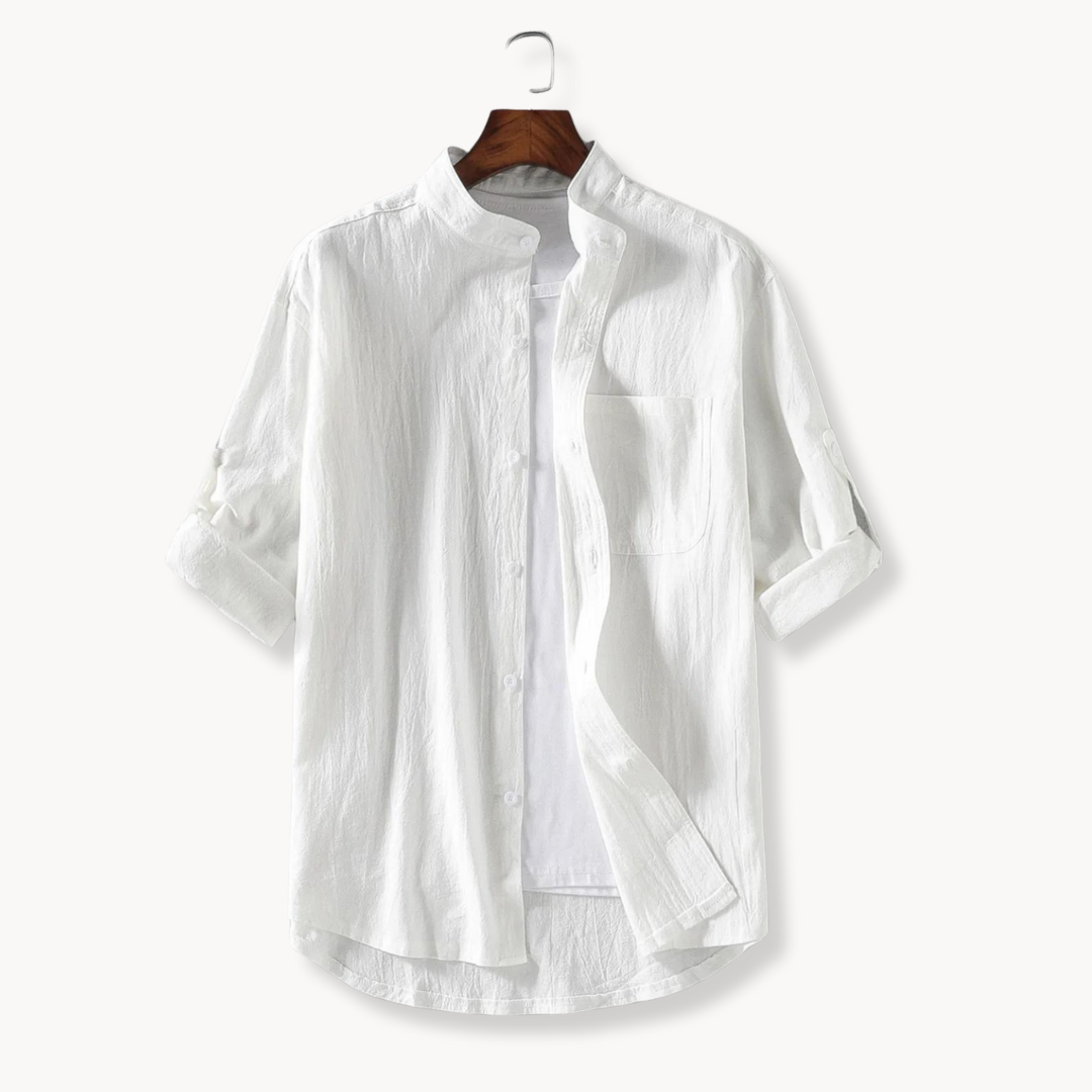 Overhemd - Elegante Mandarin Kraag
