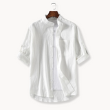 Overhemd - Elegante Mandarin Kraag