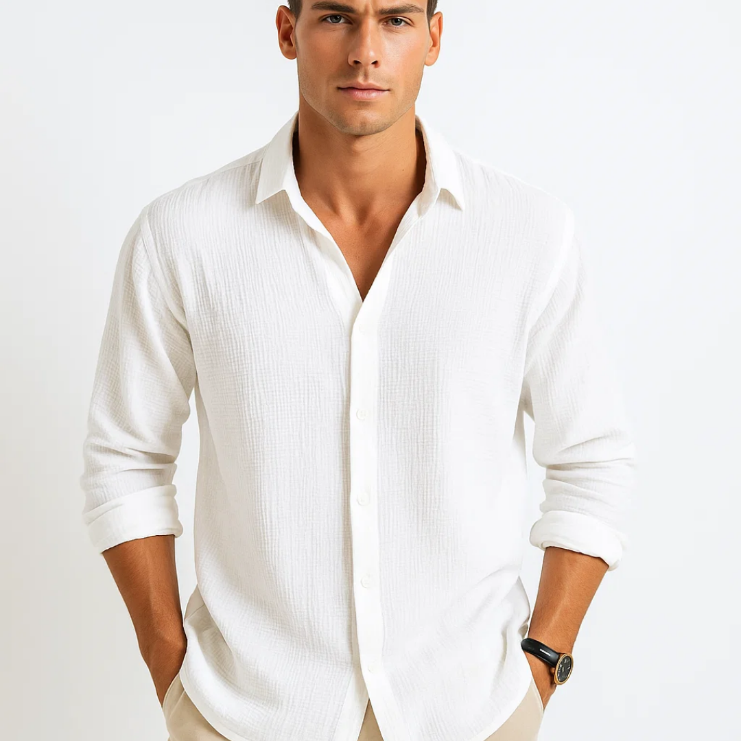 Overhemd - Slim Fit Volledige Knopen