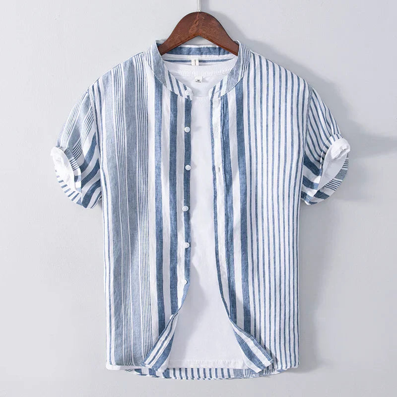 Shirt - Ademend Gestreept Ontwerp
