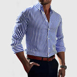 Chemise Overshirt Soft Blend - Strepen