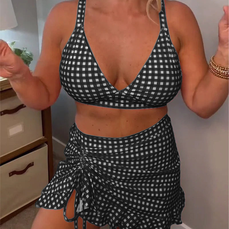 Kiki | Bikiniset met Wikkelrok en Ingebouwd Broekje