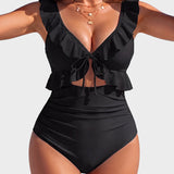 Charlotte | Flirterig Badpak met V-hals